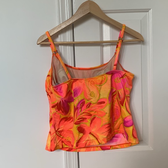 VTG 80s 90s neon tankini swimsuit Sirena vintage size 13 or small medium - Picture 3 of 11